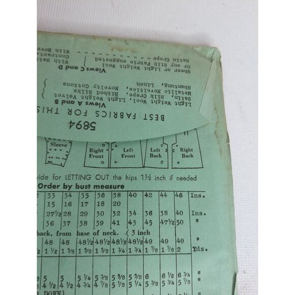 Vintage 1920s Butterick Pattern Including New Delton Delineator Style 5894 Uncut - Picture 8 of 10